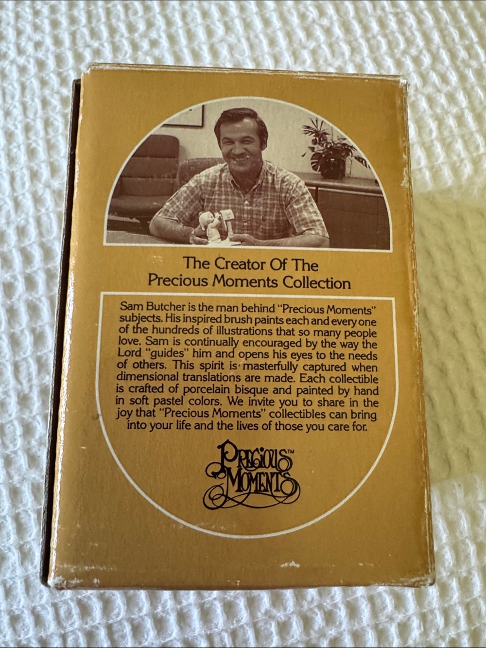 Precious Moments Love Rescued Me Ornament w Box Tag 1986 Enesco - Picture 9 of 10